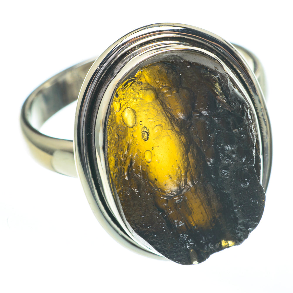 Tektite Rings handcrafted by Ana Silver Co - RING61216