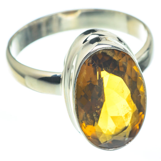 Mandarin Citrine Rings handcrafted by Ana Silver Co - RING61231