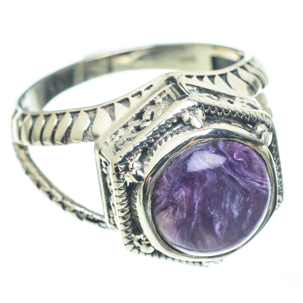 Charoite Rings handcrafted by Ana Silver Co - RING61237