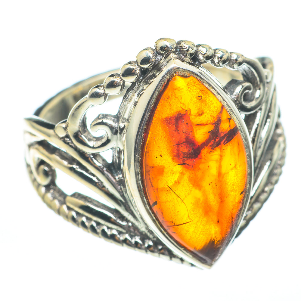 Baltic Amber Rings handcrafted by Ana Silver Co - RING61252