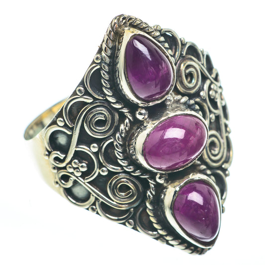 Ruby Rings handcrafted by Ana Silver Co - RING61255