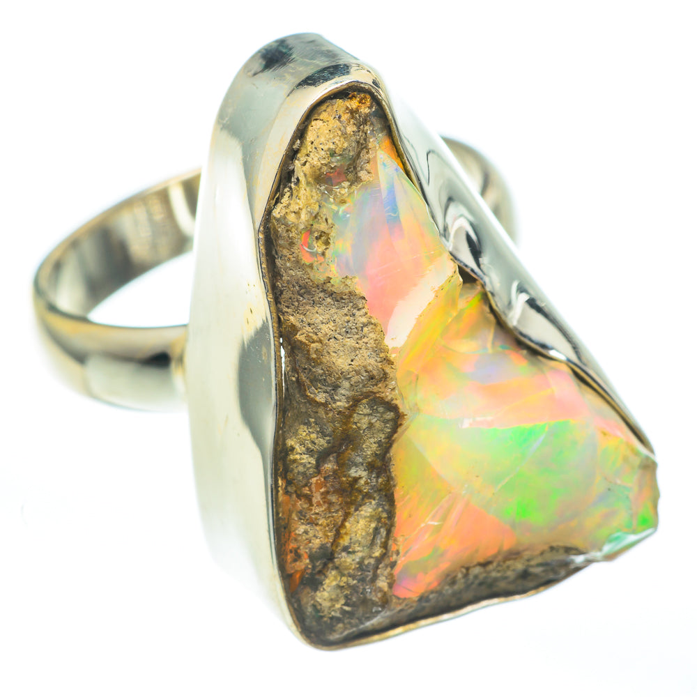 Ethiopian Opal Rings handcrafted by Ana Silver Co - RING61263
