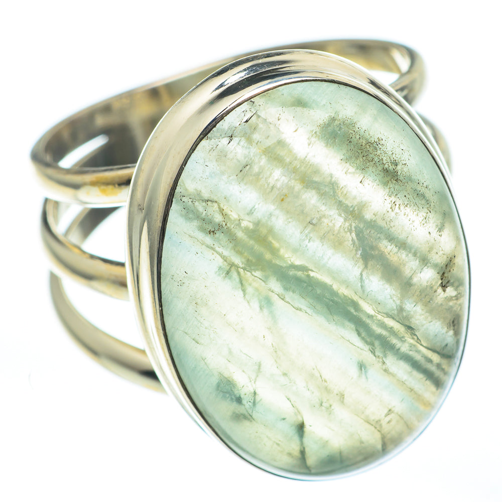 Green Fluorite Rings handcrafted by Ana Silver Co - RING61265