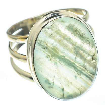 Green Fluorite Rings handcrafted by Ana Silver Co - RING61265