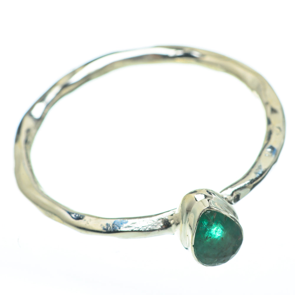 Zambian Emerald Rings handcrafted by Ana Silver Co - RING61267