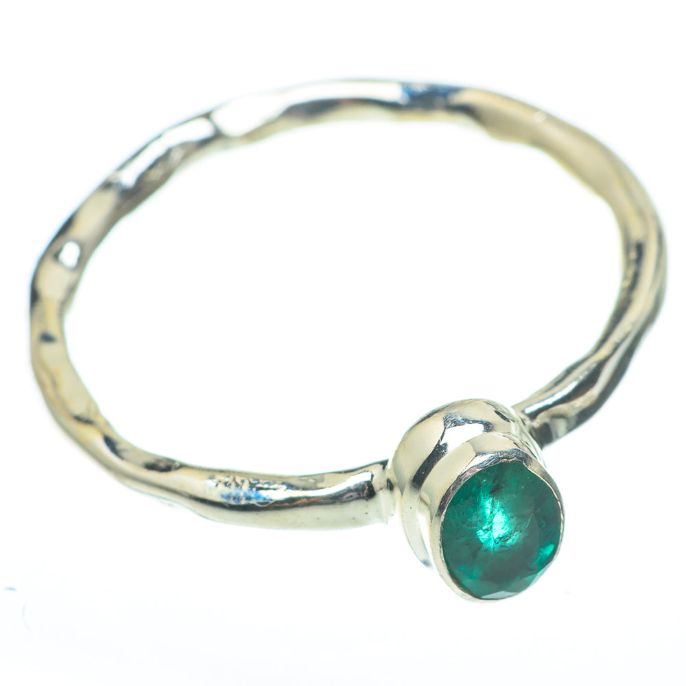 Zambian Emerald Rings handcrafted by Ana Silver Co - RING61269