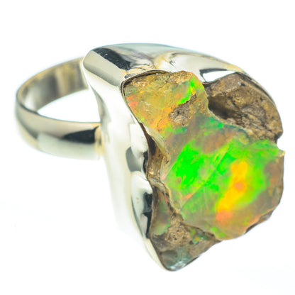 Ethiopian Opal Rings handcrafted by Ana Silver Co - RING61280