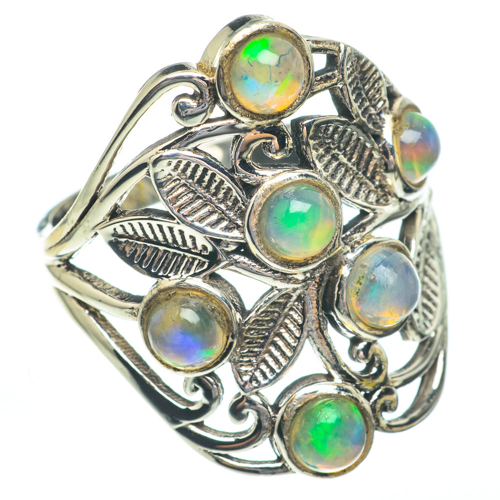 Ethiopian Opal Rings handcrafted by Ana Silver Co - RING61296