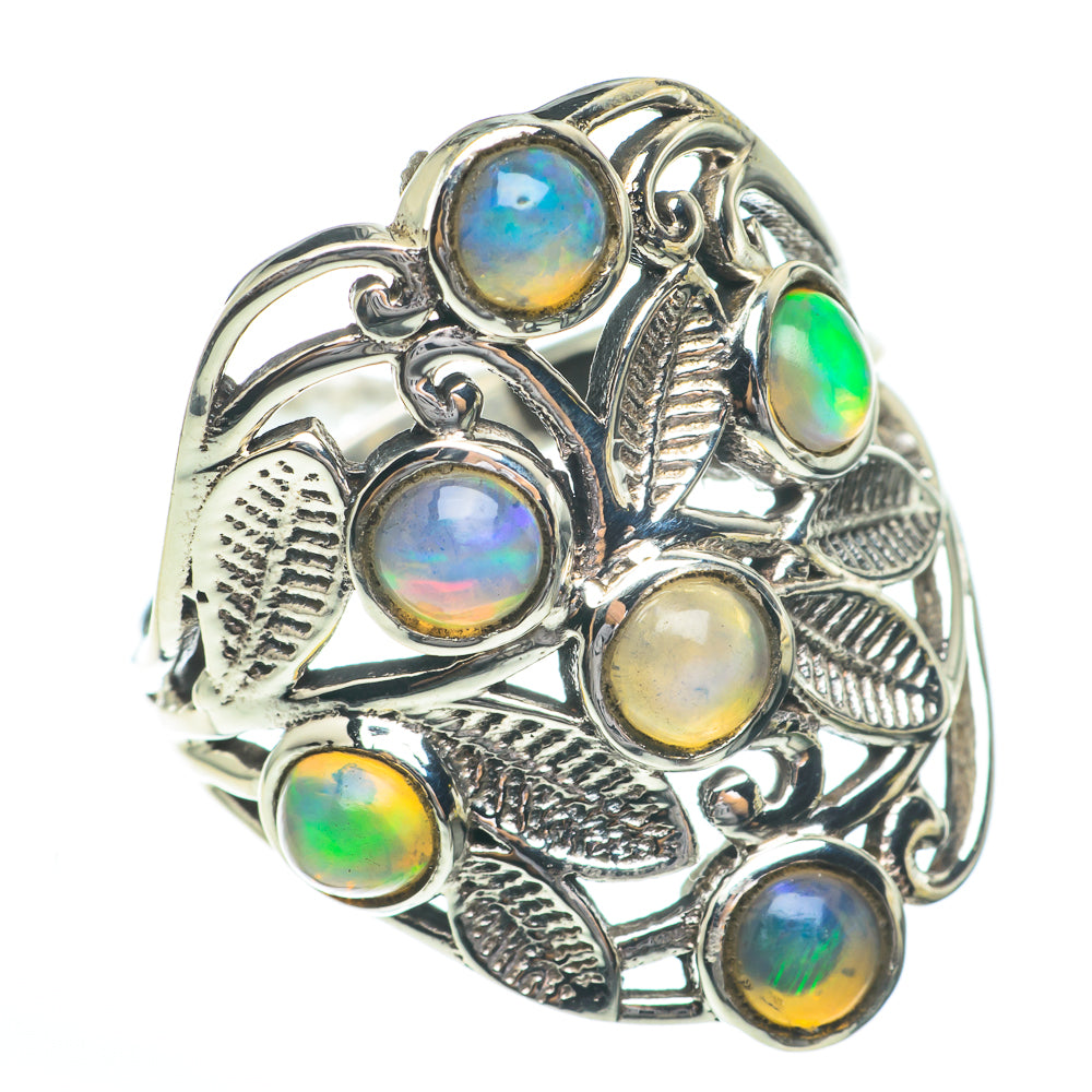 Ethiopian Opal Rings handcrafted by Ana Silver Co - RING61322