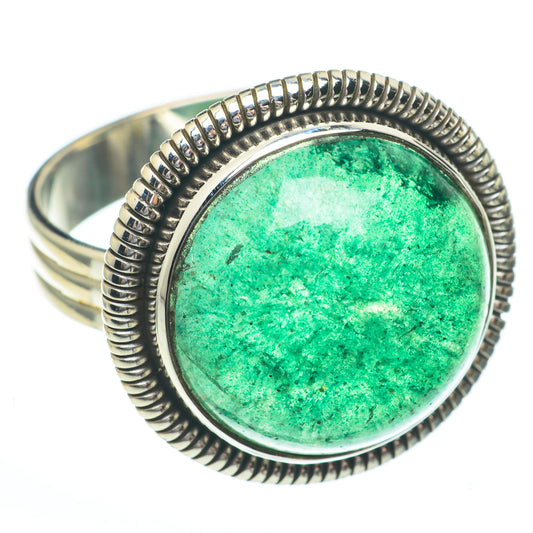 Green Aventurine Rings handcrafted by Ana Silver Co - RING61336