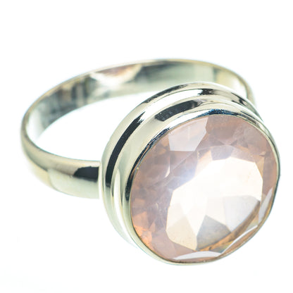 Rose Quartz Rings handcrafted by Ana Silver Co - RING61338