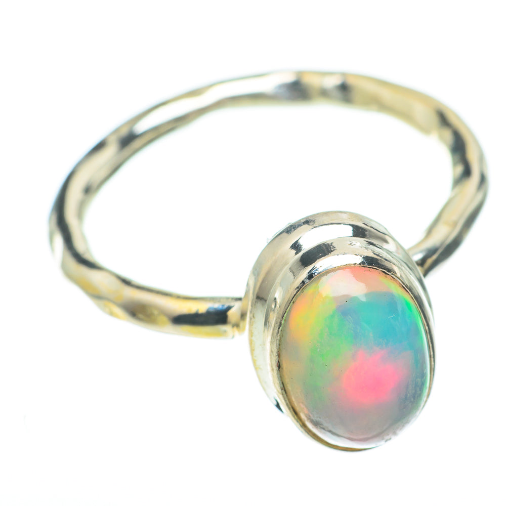 Ethiopian Opal Rings handcrafted by Ana Silver Co - RING61351