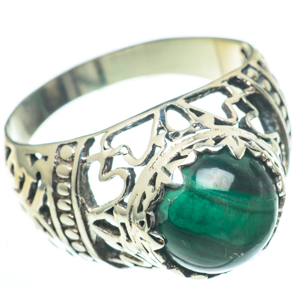 Malachite Rings handcrafted by Ana Silver Co - RING61355
