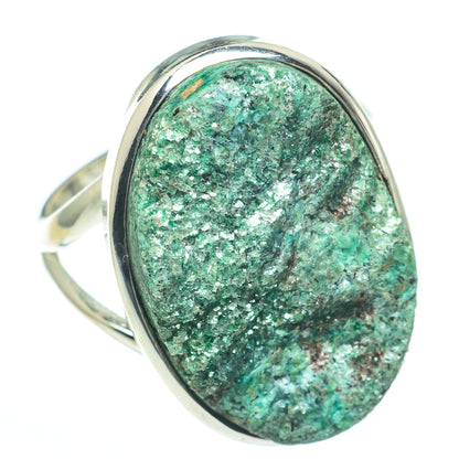 Green Fuchsite Rings handcrafted by Ana Silver Co - RING61356