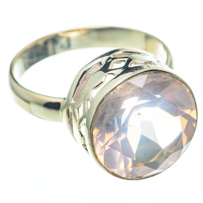 Rose Quartz Rings handcrafted by Ana Silver Co - RING61357