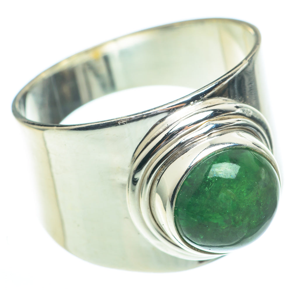 Green Tourmaline Rings handcrafted by Ana Silver Co - RING61368