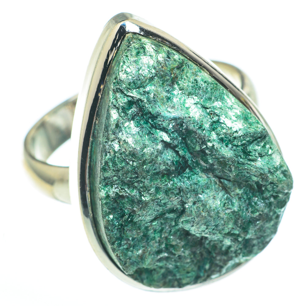 Green Fuchsite Rings handcrafted by Ana Silver Co - RING61369