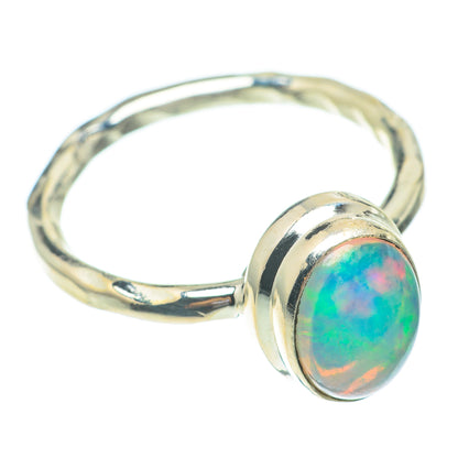 Ethiopian Opal Rings handcrafted by Ana Silver Co - RING61389
