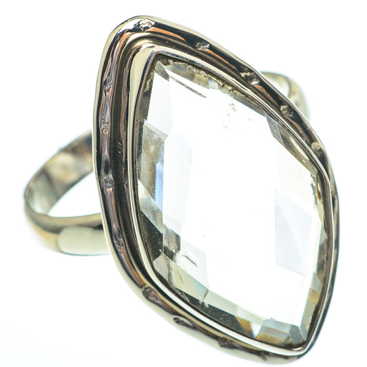 White Quartz Rings handcrafted by Ana Silver Co - RING61414