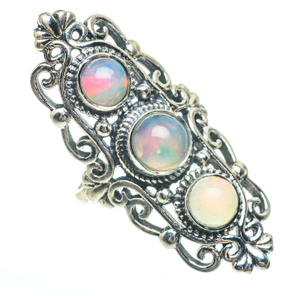 Ethiopian Opal Rings handcrafted by Ana Silver Co - RING61419