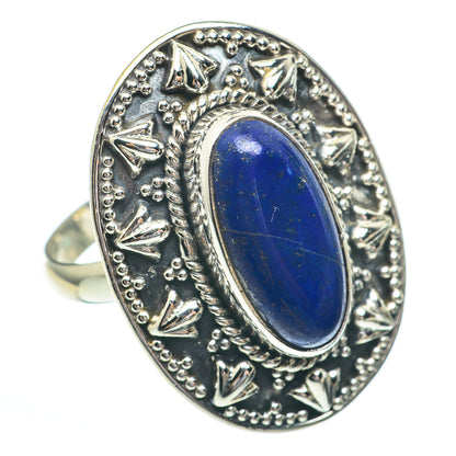 Lapis Lazuli Rings handcrafted by Ana Silver Co - RING61423