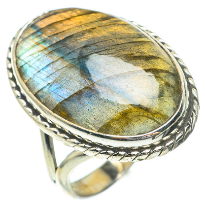 Labradorite Rings handcrafted by Ana Silver Co - RING61424