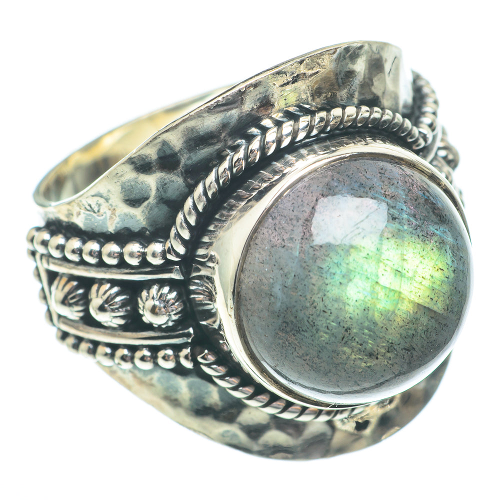 Labradorite Rings handcrafted by Ana Silver Co - RING61428