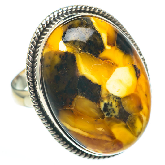 Amber Rings handcrafted by Ana Silver Co - RING61433