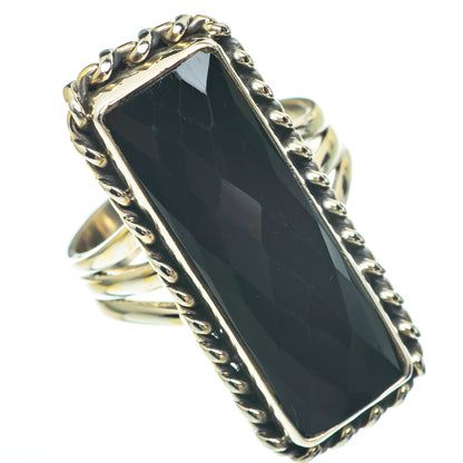 Black Onyx Rings handcrafted by Ana Silver Co - RING61439