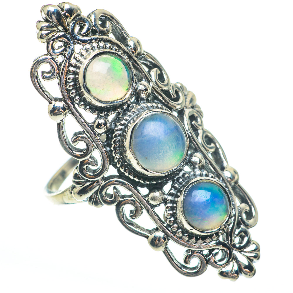 Ethiopian Opal Rings handcrafted by Ana Silver Co - RING61444