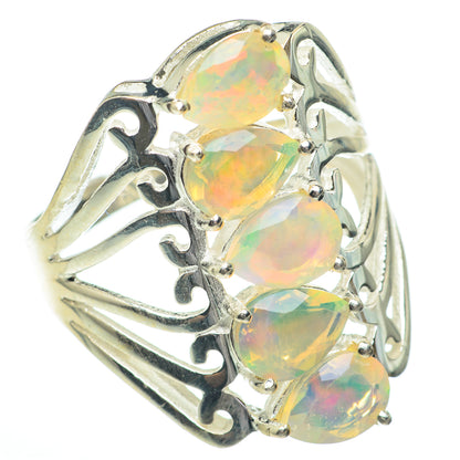 Ethiopian Opal Rings handcrafted by Ana Silver Co - RING61445