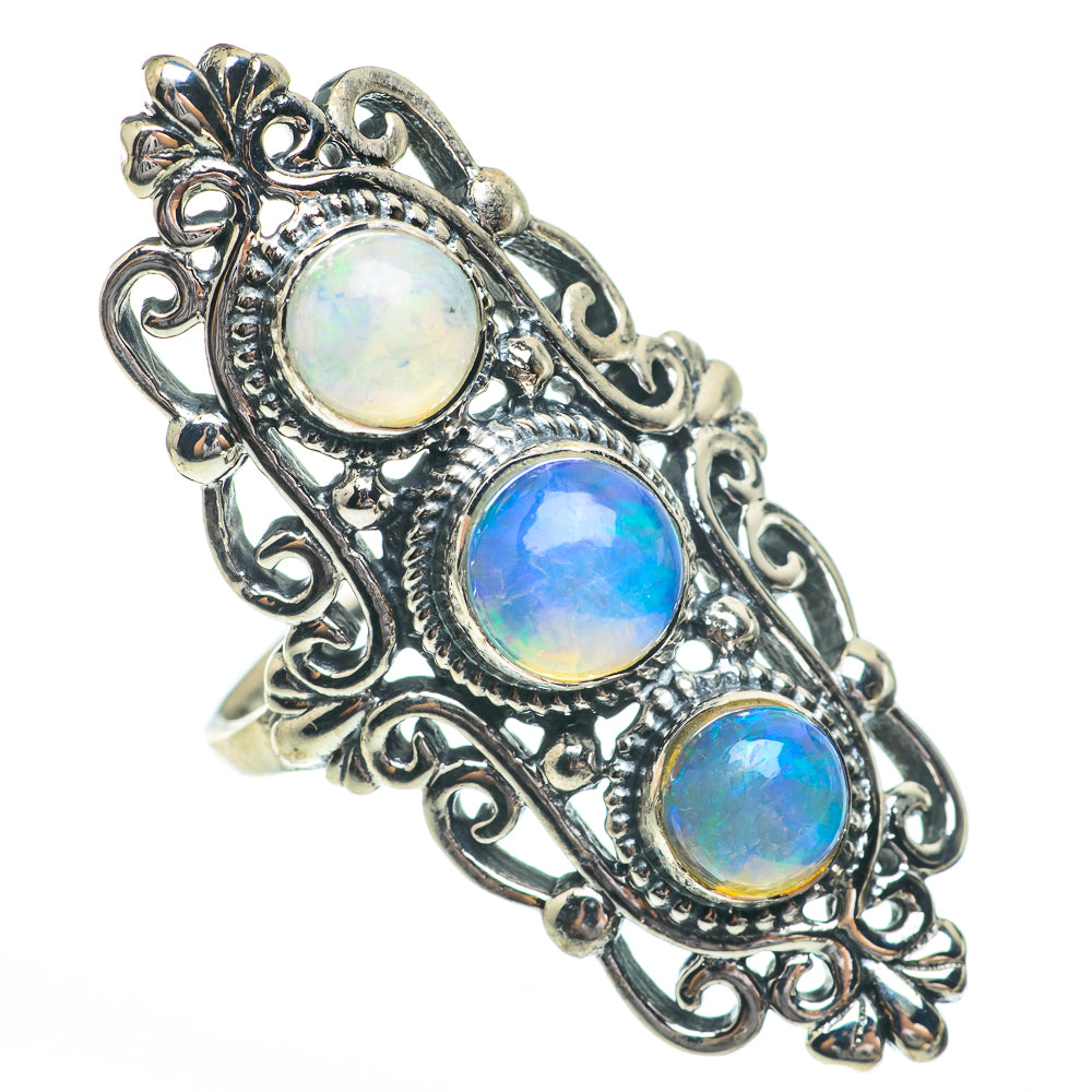 Ethiopian Opal Rings handcrafted by Ana Silver Co - RING61446