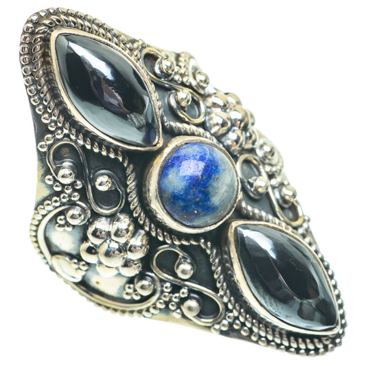 Hematite Rings handcrafted by Ana Silver Co - RING61447