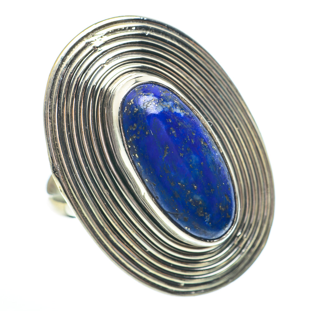Lapis Lazuli Rings handcrafted by Ana Silver Co - RING61449