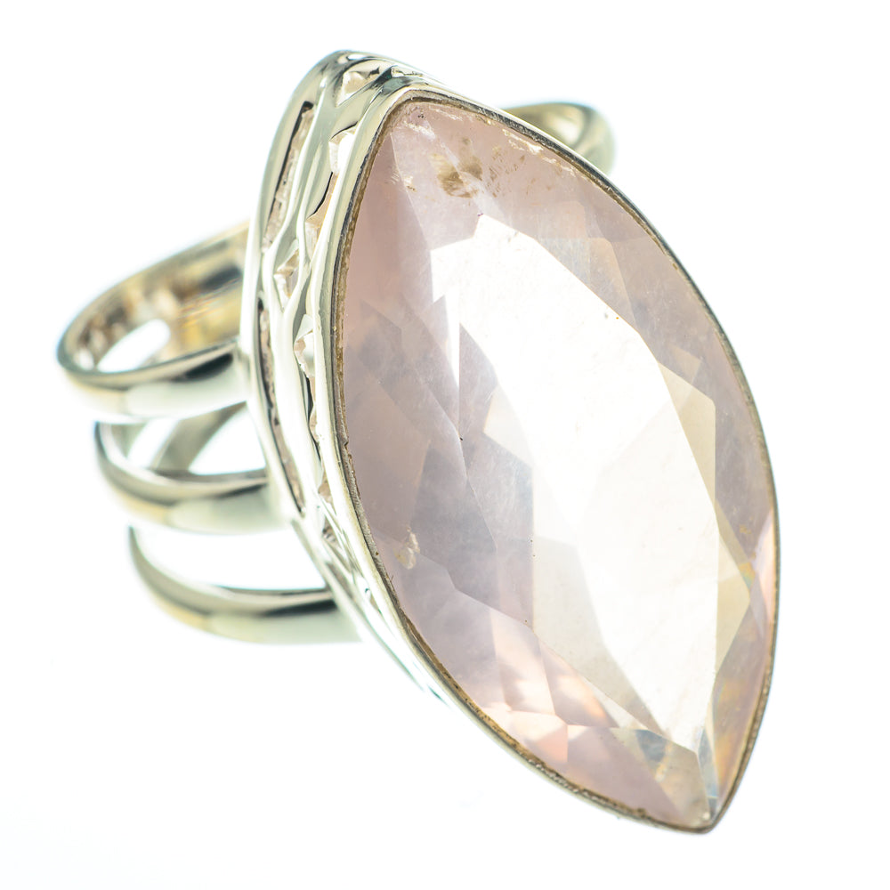 Rose Quartz Rings handcrafted by Ana Silver Co - RING61461