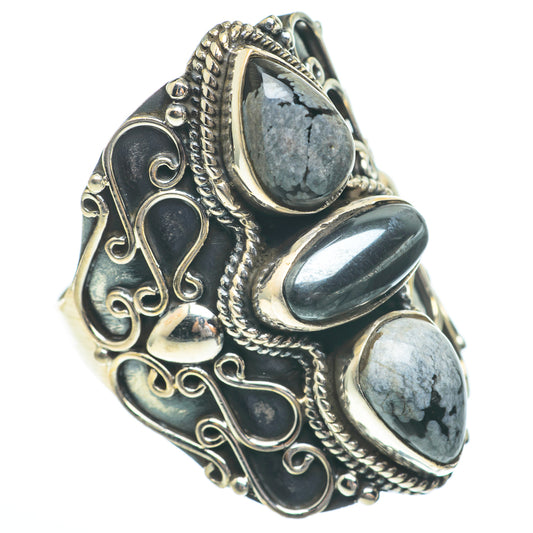 Hematite Rings handcrafted by Ana Silver Co - RING61473