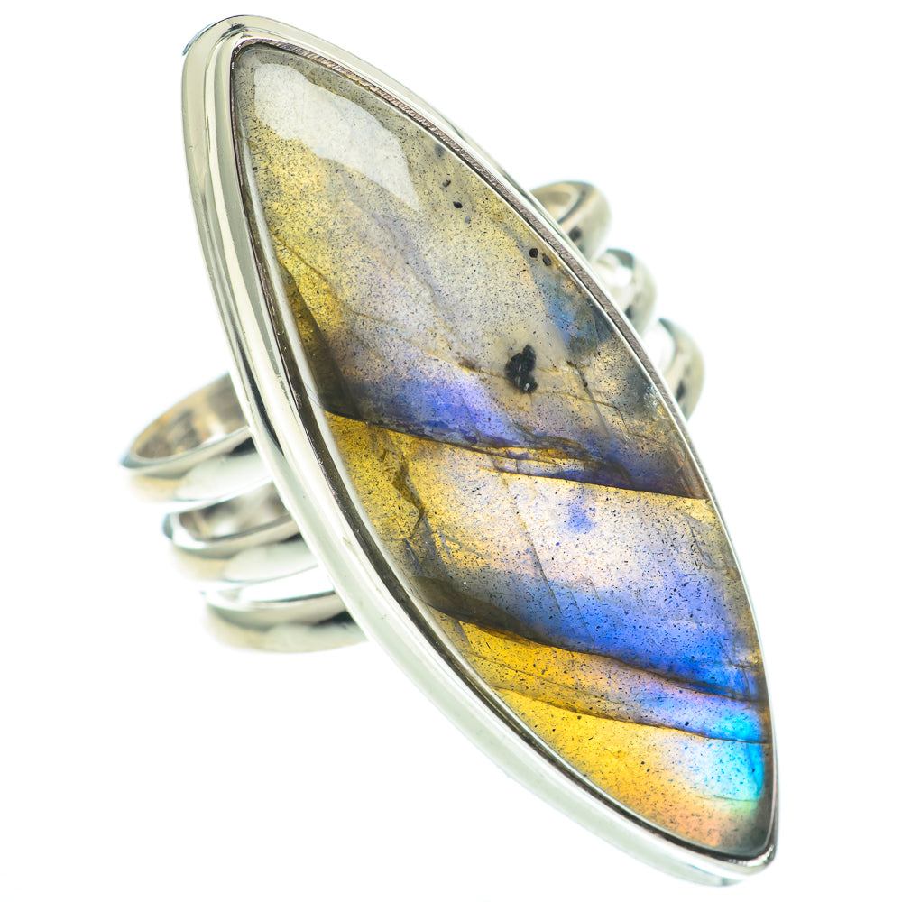 Labradorite Rings handcrafted by Ana Silver Co - RING61475