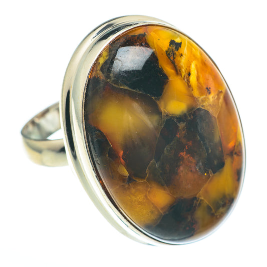 Amber Rings handcrafted by Ana Silver Co - RING61482