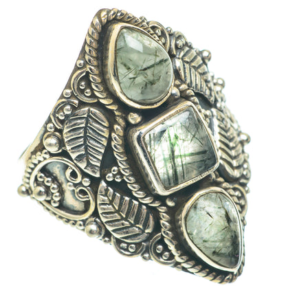 Tourmalinated Quartz Rings handcrafted by Ana Silver Co - RING61487
