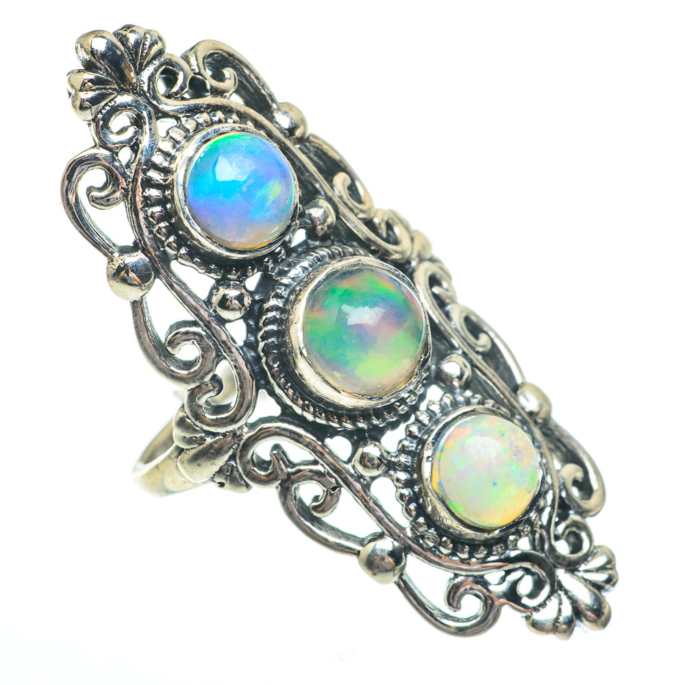Ethiopian Opal Rings handcrafted by Ana Silver Co - RING61488