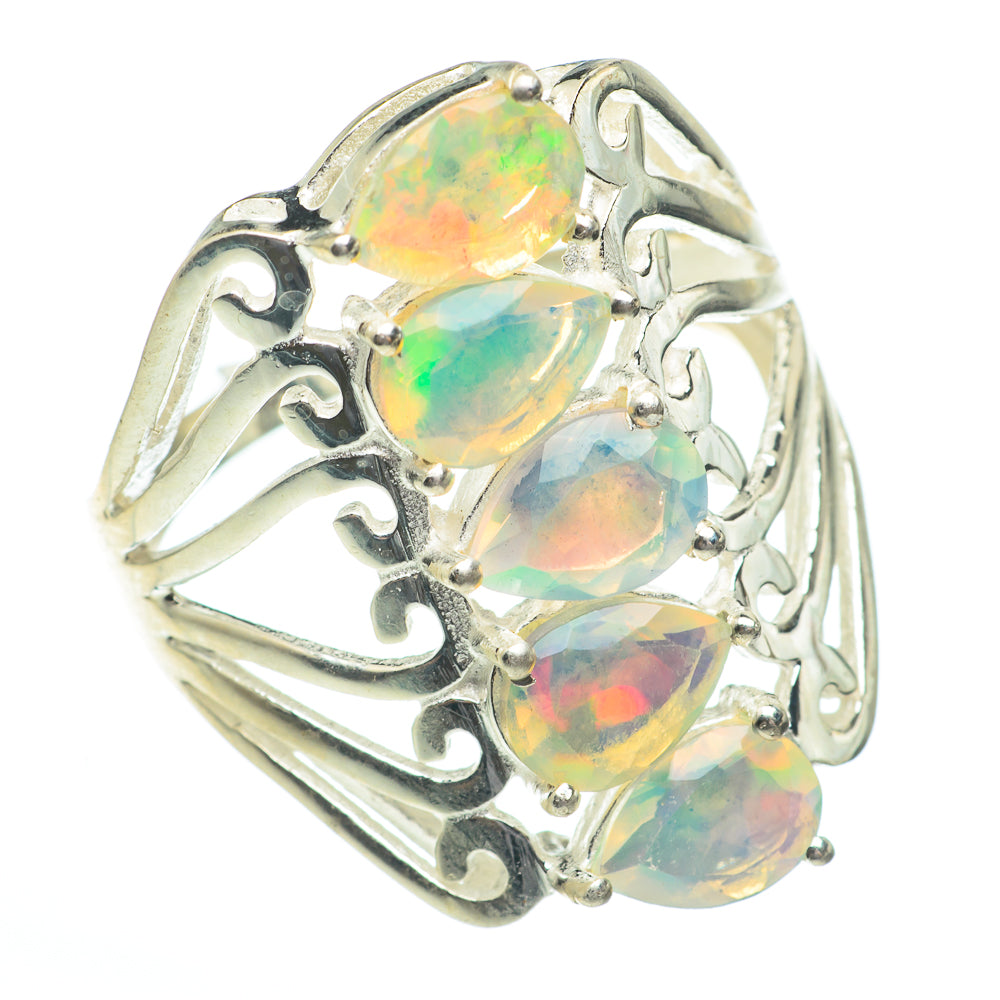 Ethiopian Opal Rings handcrafted by Ana Silver Co - RING61489