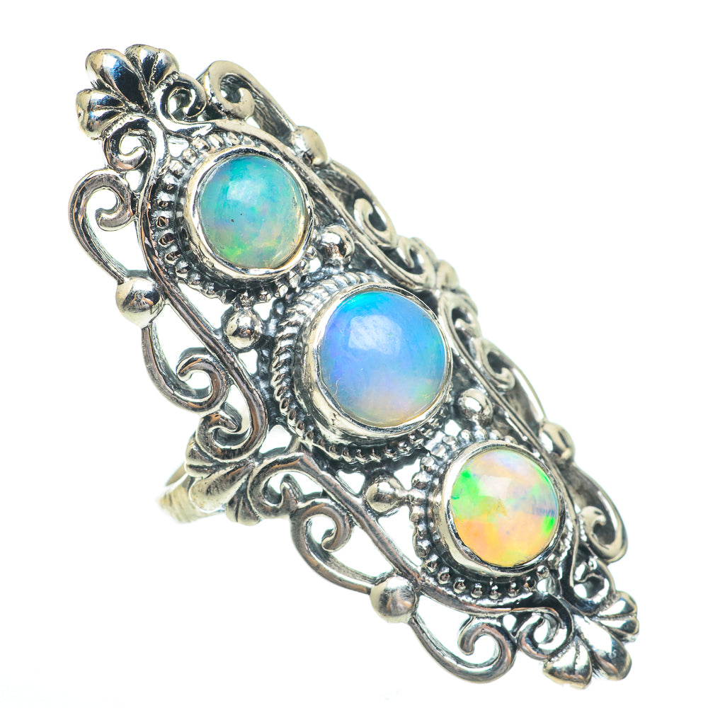 Ethiopian Opal Rings handcrafted by Ana Silver Co - RING61490