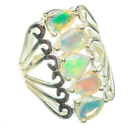 Ethiopian Opal Rings handcrafted by Ana Silver Co - RING61503