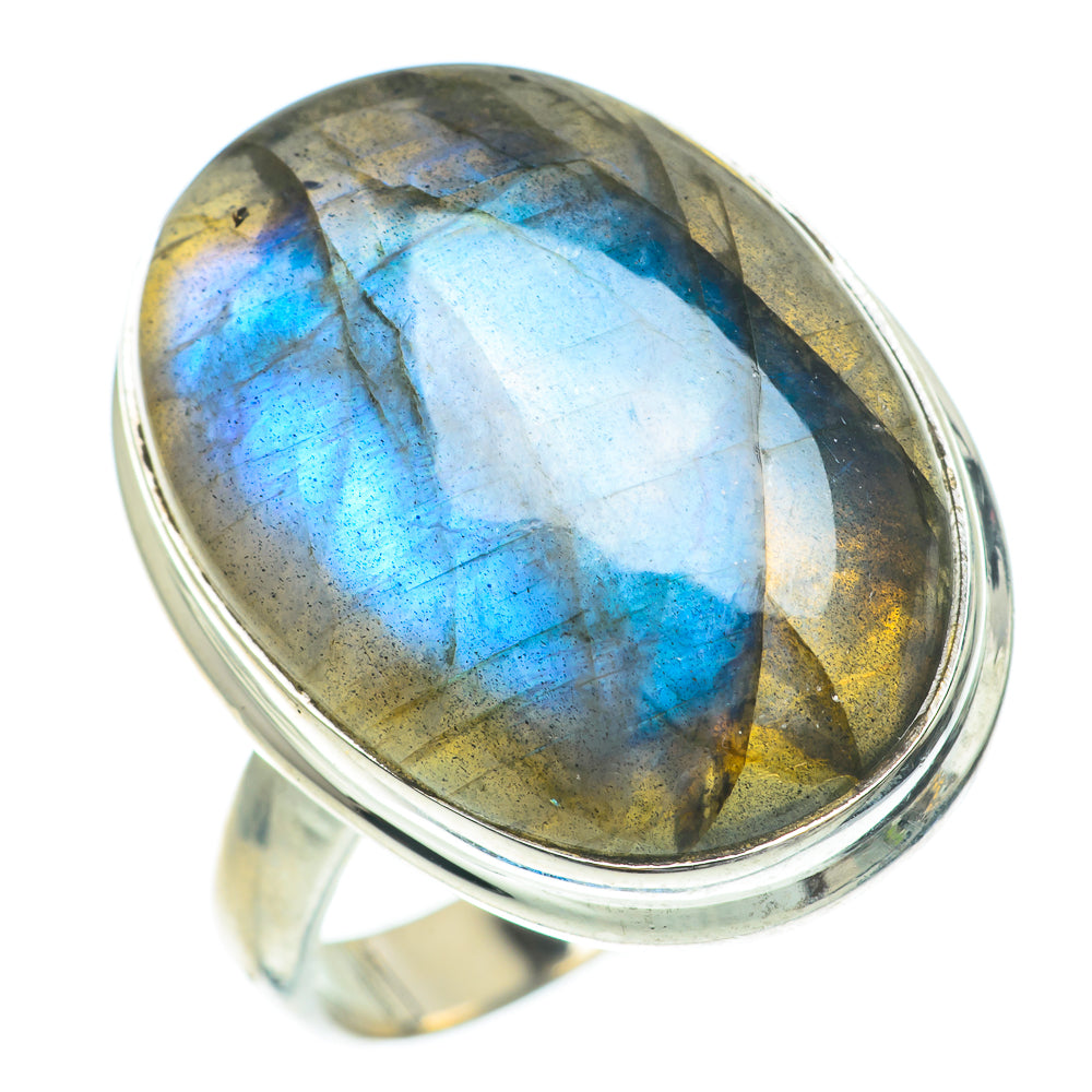 Labradorite Rings handcrafted by Ana Silver Co - RING61514
