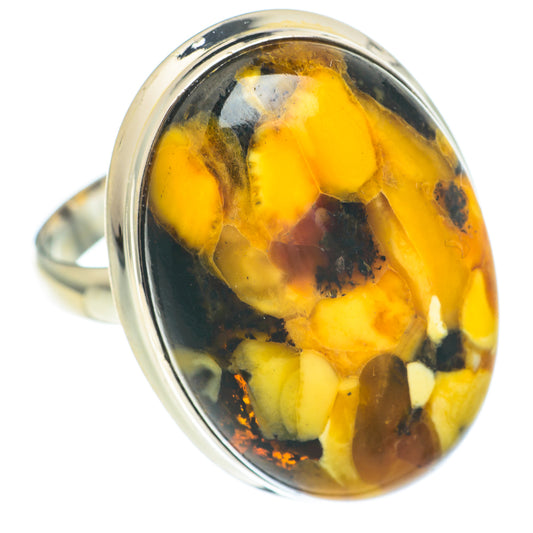 Amber Rings handcrafted by Ana Silver Co - RING61524