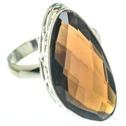 Smoky Quartz Rings handcrafted by Ana Silver Co - RING61525
