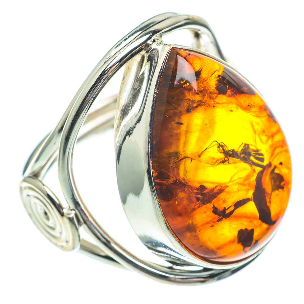 Baltic Amber Rings handcrafted by Ana Silver Co - RING61527