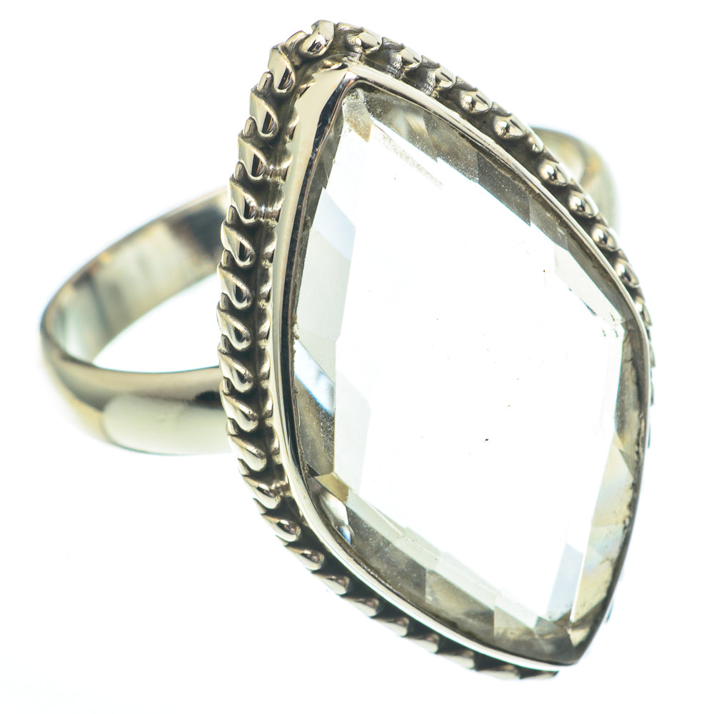 White Quartz Rings handcrafted by Ana Silver Co - RING61535
