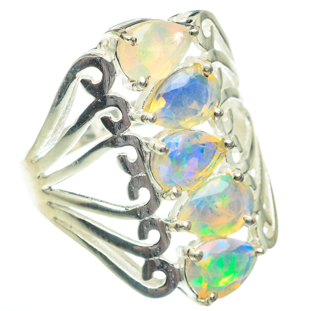 Ethiopian Opal Rings handcrafted by Ana Silver Co - RING61538
