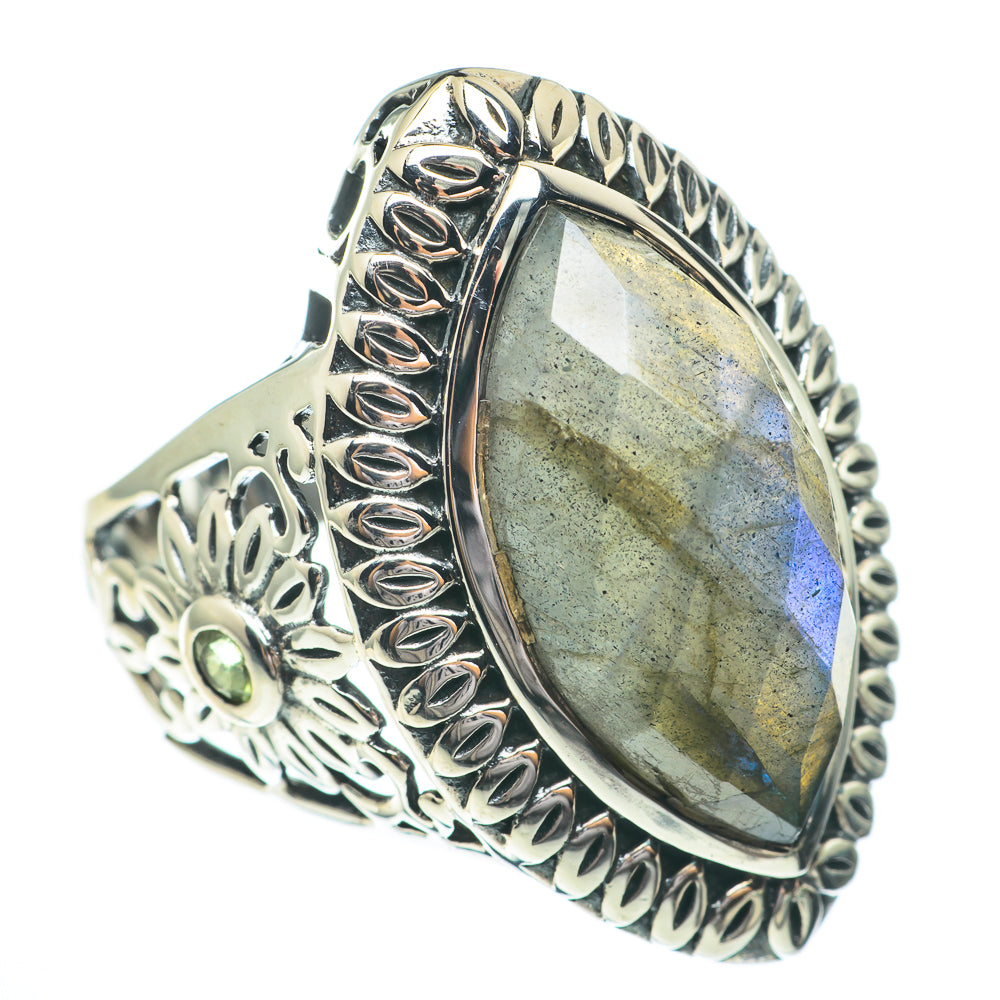 Labradorite Rings handcrafted by Ana Silver Co - RING61545